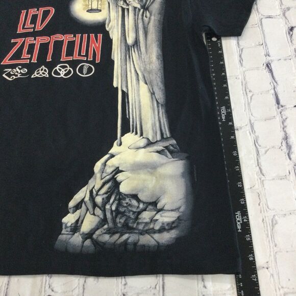 Gildan T-Shirt Unisex Size Small Color Black Hermit Led Zepplin Graphic Tee - Picture 6 of 8